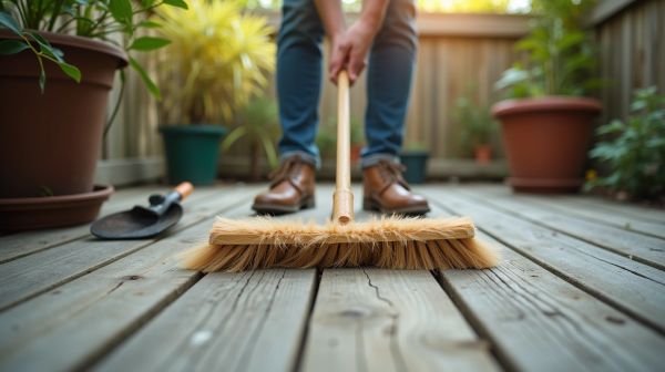 Quel balai pour nettoyer efficacement vos surfaces extérieures ?